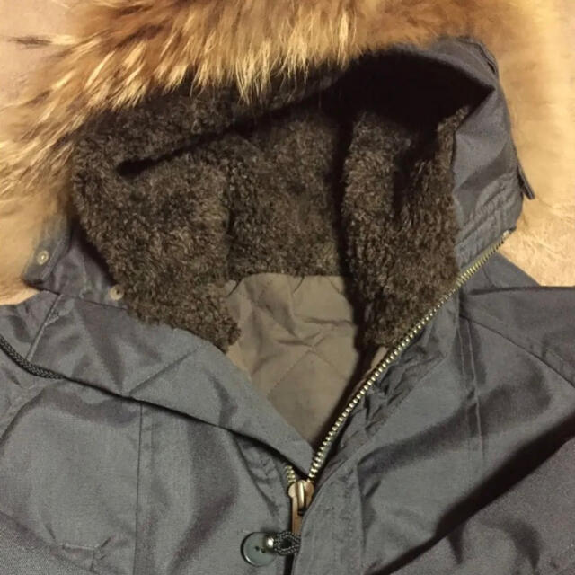 値下げ⭐︎フード付きジャケットコート　L メンズのジャケット/アウター(ダウンジャケット)の商品写真