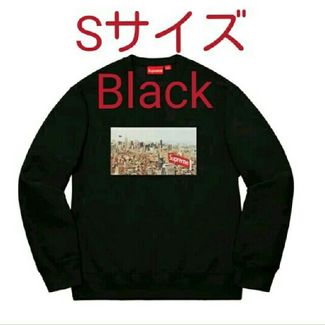 Supreme Aerial Crewneck Black Sサイズ