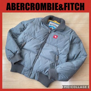 アバクロンビーアンドフィッチ(Abercrombie&Fitch)のアバクロンビー&フィッチ ダウンジャケット M グレー(ダウンジャケット)