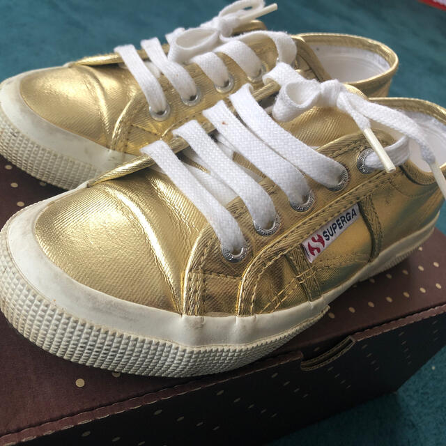 SUPERGA スニーカー 金