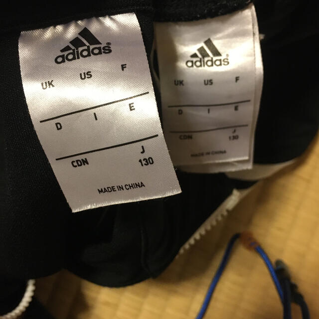 adidas(アディダス)のadidas ジュニア　ジャージ上下　130 スポーツ/アウトドアのサッカー/フットサル(ウェア)の商品写真