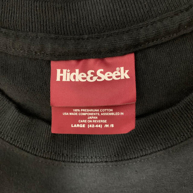 TENDERLOIN(テンダーロイン)の定価　HIDEANDSEEK×TENDERLOIN 限定Tシャツ　Lサイズ  メンズのトップス(Tシャツ/カットソー(半袖/袖なし))の商品写真