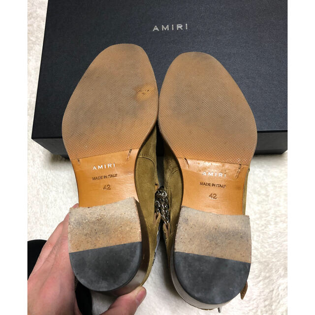 おまけ付き　amiri アミリ　バンダナ　ブーツ　size 42 27cm