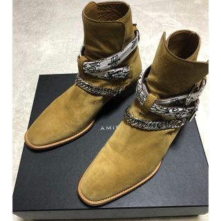 サンローラン(Saint Laurent)のおまけ付き　amiri アミリ　バンダナ　ブーツ　size 42 27cm(ブーツ)