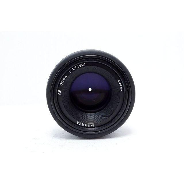 KONICA MINOLTA(コニカミノルタ)の基本レンズ！ 明るい単焦点  MINOLTA AF 50mm F1.7 スマホ/家電/カメラのカメラ(レンズ(単焦点))の商品写真