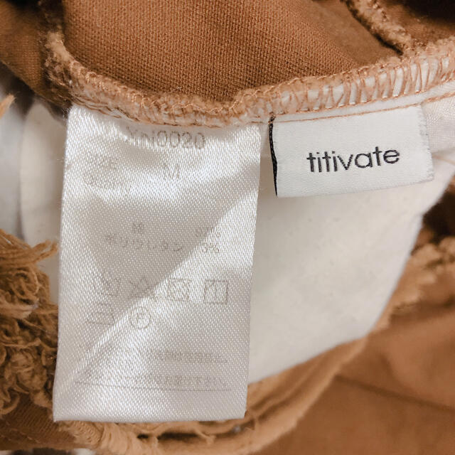 titivate(ティティベイト)のtitivate❁バングル付きワイドパンツ レディースのパンツ(カジュアルパンツ)の商品写真