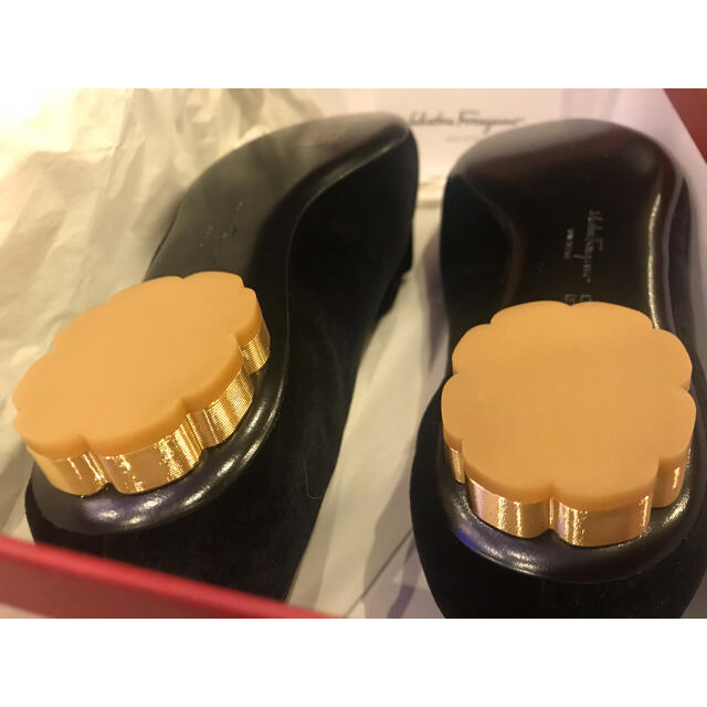 A4等級以上 ほぼ未使用フェラガモ POLAINA 5cm サイズ5 1/2 D - minik.hr