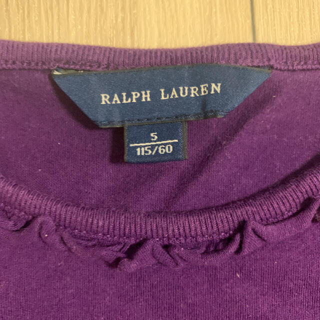 Ralph Lauren(ラルフローレン)のラルフローレン Tシャツ 女の子 サイズ5 キッズ/ベビー/マタニティのキッズ服女の子用(90cm~)(Tシャツ/カットソー)の商品写真