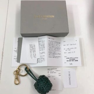 ジェイアンドエムデヴィッドソン(J&M DAVIDSON)の新品！J&M DAVIDSON KEY POM POM キーホルダー(キーホルダー)