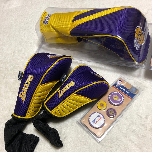 Lakers レイカーズ ゴルフ カバーセット NBA