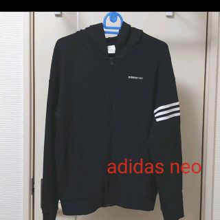 アディダス(adidas)のアディダスネオニットジップパーカー(パーカー)