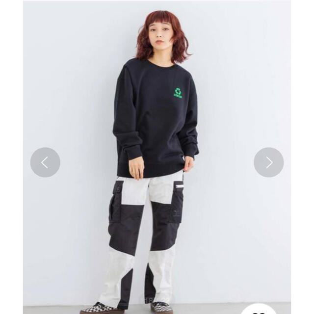 X-girl(エックスガール)の【Xgirl】color block cargo pants レディースのパンツ(ワークパンツ/カーゴパンツ)の商品写真