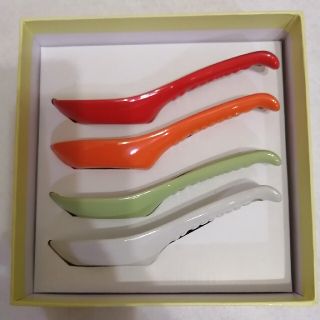 ルクルーゼ(LE CREUSET)の未使用新品　ル・クルーゼ　レンゲ　4色セット(カトラリー/箸)