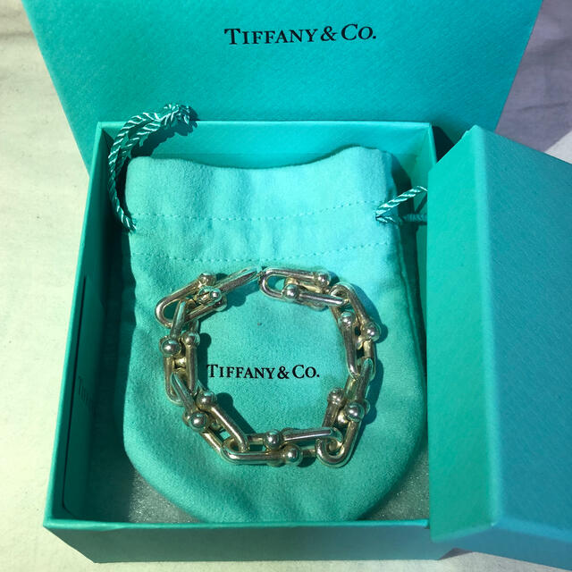 HOT定番人気 Tiffany  Co. Tiffanyティファニー ハードウェア リンク ブレスレット ブレス シルバーの通販 by ほ's  shop｜ティファニーならラクマ