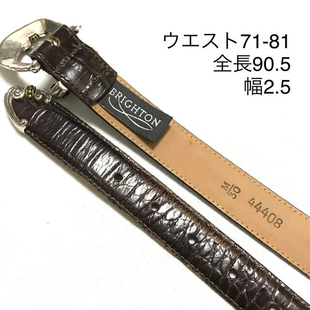 BRIGHTON Design Leather Belt! メンズのファッション小物(ベルト)の商品写真