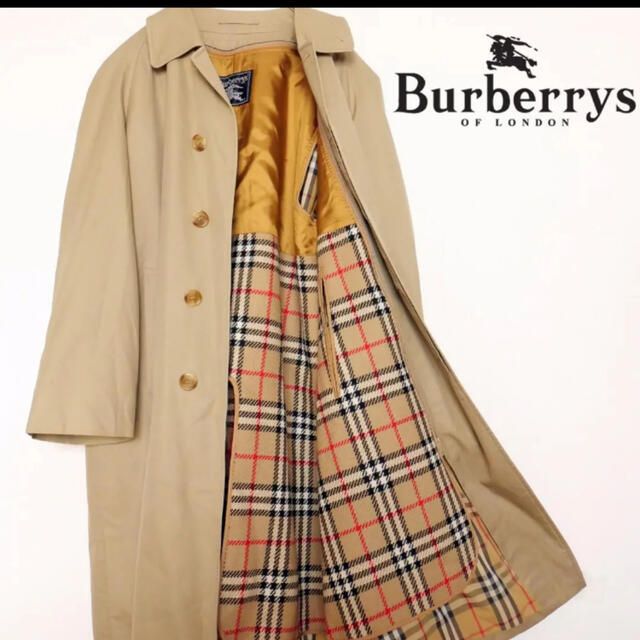 未使用】BURBERRY ステンカラーコート ライナー付き ノバチェック