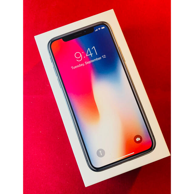 iPhone(アイフォーン)の☆極美品☆ iphone X Space Gray  256 GB SIMフリー スマホ/家電/カメラのスマートフォン/携帯電話(スマートフォン本体)の商品写真