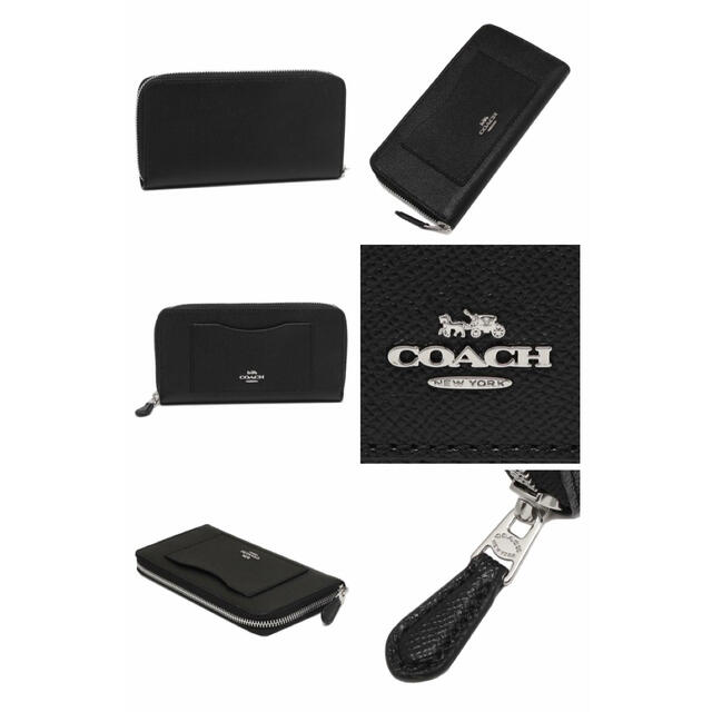 COACH(コーチ)の【新品】COACH コーチ 長財布 ブラック レディースのファッション小物(財布)の商品写真