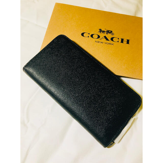 COACH(コーチ)の【新品】COACH コーチ 長財布 ブラック レディースのファッション小物(財布)の商品写真