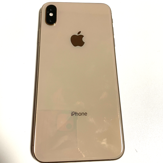 iPhone(アイフォーン)の【美品】iPhone XS MAX ゴールド 256GB SIMロック解除済 スマホ/家電/カメラのスマートフォン/携帯電話(スマートフォン本体)の商品写真