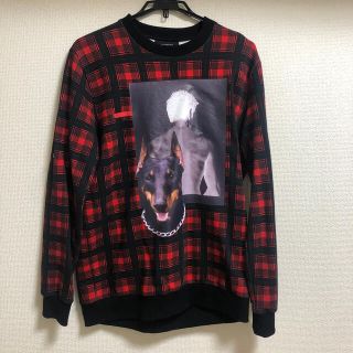 ジバンシィ(GIVENCHY)のGIVENCHY 13aw スウェット　ドーベルマン　チェック(スウェット)