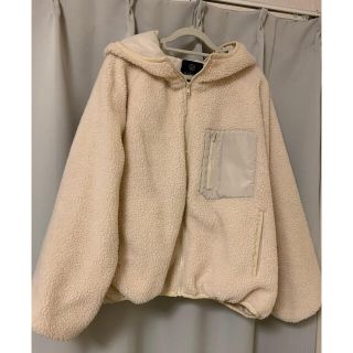 ダブルクローゼット(w closet)のw closet  ボア　アウター(ブルゾン)