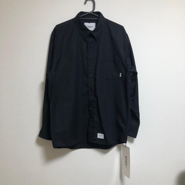 新品未使用　wtaps bd ls rapo twill シャツ　ブラック