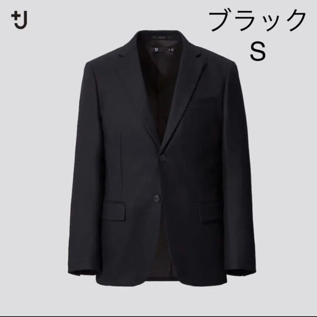 新品 タグ付き ユニクロ＋J ウールテーラードジャケット S ブラックテーラードジャケット