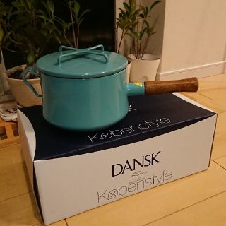 ダンスク(DANSK)の【新品】DANSK ダンスク IH対応 深型 ホーロー片手鍋(鍋/フライパン)