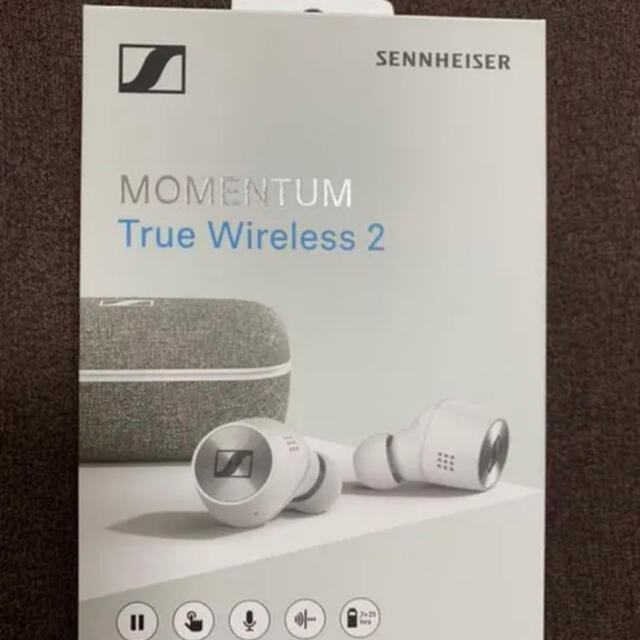 SENNHEISER(ゼンハイザー)の最安値！ゼンハイザー MOMENTUM True Wireless2  白 スマホ/家電/カメラのオーディオ機器(ヘッドフォン/イヤフォン)の商品写真
