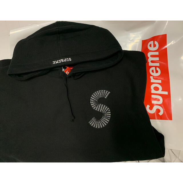 サイズ変更オプション supreme Sロゴ パーカー ブラック - crumiller.com