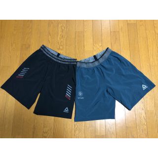 リーボック(Reebok)のReebok LESMILLS メンズショーツ M 2枚(トレーニング用品)