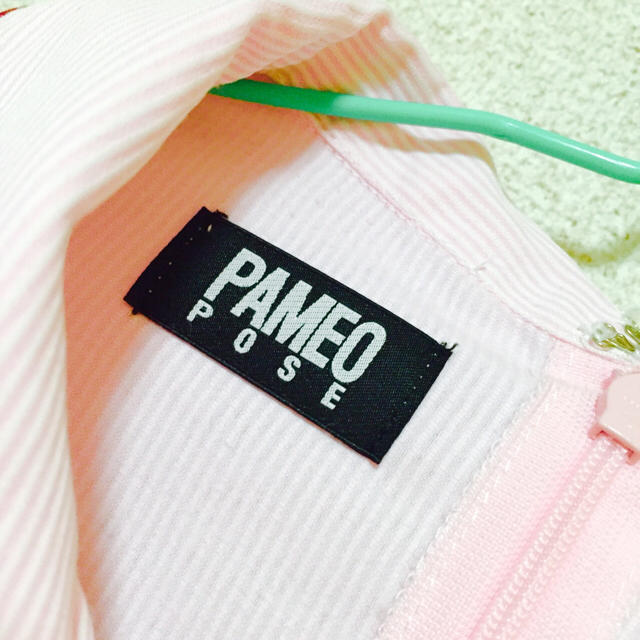 PAMEO POSE(パメオポーズ)のパメオポーズ 丸襟 ブラウス ピンク レディースのトップス(シャツ/ブラウス(長袖/七分))の商品写真