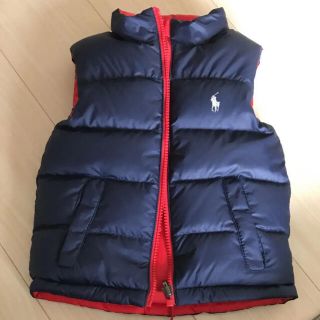 ラルフローレン(Ralph Lauren)のラルフローレン　ダウンベスト　24M 90 美品(ジャケット/上着)