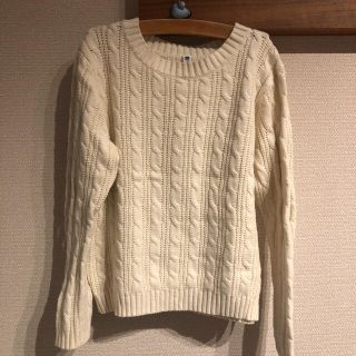 ユニクロ(UNIQLO)のユニクロ 白 セーター 120(ニット)