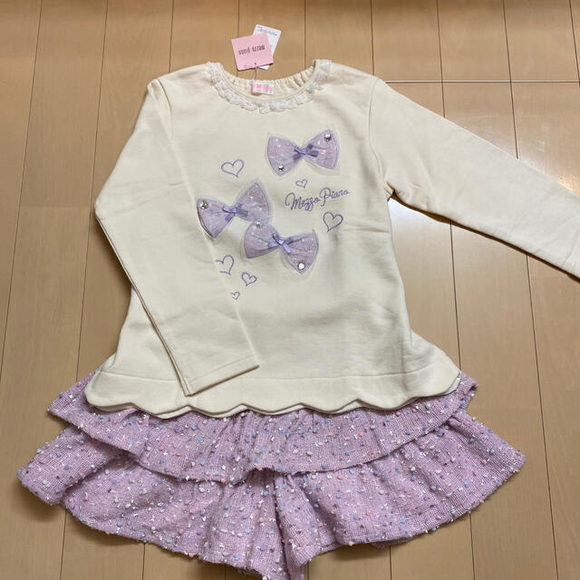 代引き人気 【ご専用】メゾピアノ 140【新品】♡2点セット♡ Tシャツ