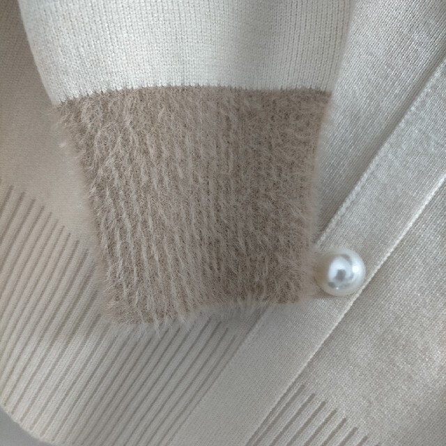 ニット セーター襟あり パール レディースのトップス(ニット/セーター)の商品写真