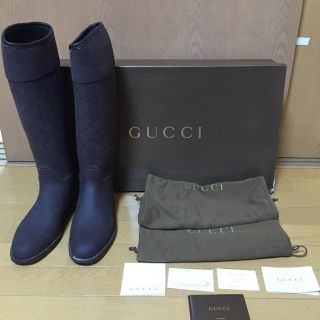 グッチ(Gucci)のGUCCI レインブーツ 39(レインブーツ/長靴)