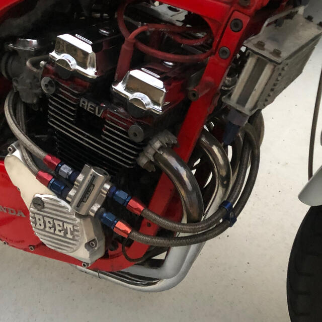 CBX400F アクティブ ラウンドオイルクーラー サイド廻し CBX400F アクティブ ラウンドオイルクーラー サイド廻し