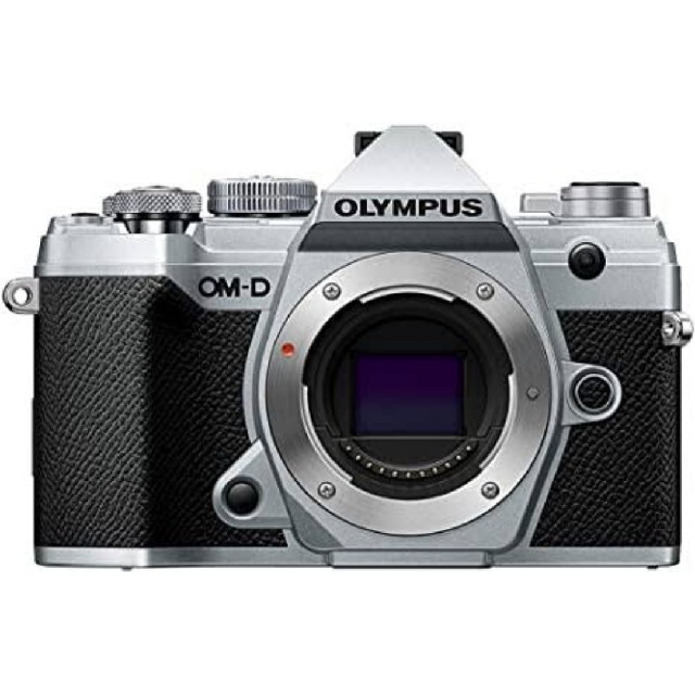 OLYMPUS(オリンパス)の新品 オリンパス E-M5 MarkⅢ ボディ シルバー スマホ/家電/カメラのカメラ(ミラーレス一眼)の商品写真