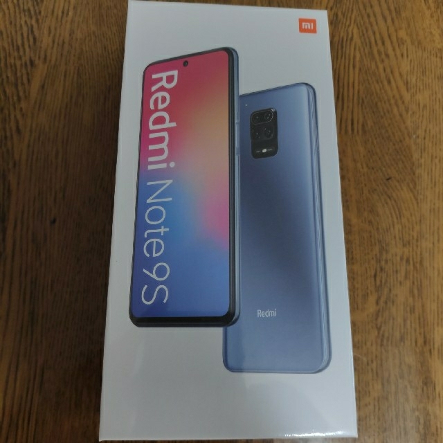 ★未開封・送料込★Redmi Note 9S 国内版 4GB + 64GB　青