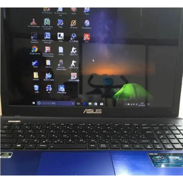 ASUS(エイスース)のノートパソコン ゲーミング ASUS 型番K55VD スマホ/家電/カメラのPC/タブレット(ノートPC)の商品写真
