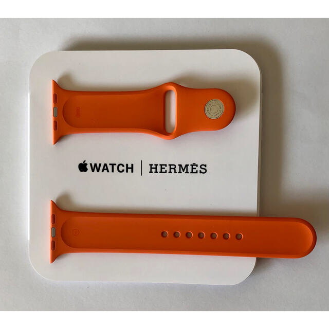 Apple オレンジ ラバーバンド 42-44mmの通販 by vine1942's shop｜アップルウォッチならラクマ Watch - Apple Watch HERMES 定番即納