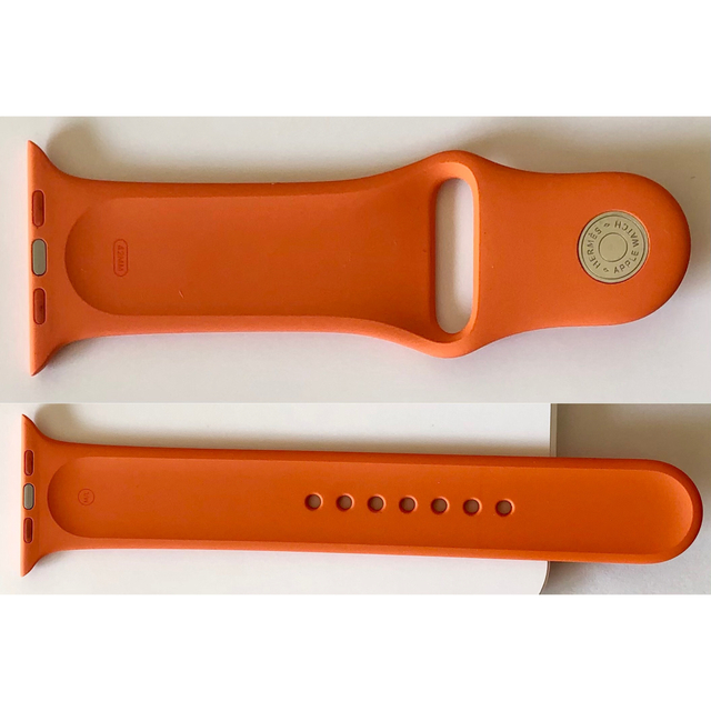 Apple オレンジ ラバーバンド 42-44mmの通販 by vine1942's shop｜アップルウォッチならラクマ Watch - Apple Watch HERMES 特価新品