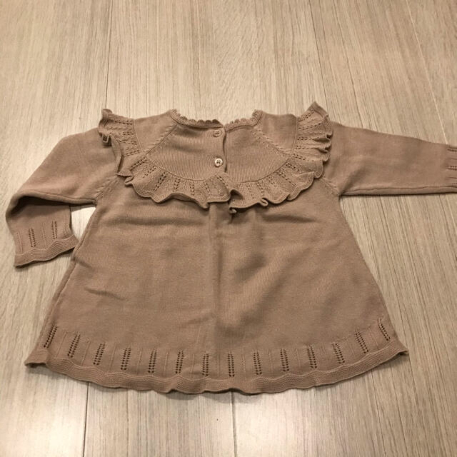 futafuta(フタフタ)のtete a tete ＊テータテート  フリルニットトップス キッズ/ベビー/マタニティのベビー服(~85cm)(ニット/セーター)の商品写真