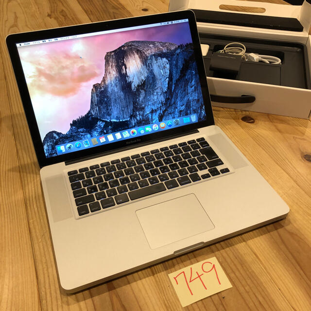 付属品完備！MacBook pro 15インチ mid2009hosiP出品一覧