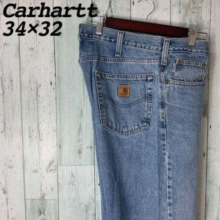 カーハート(carhartt)の【グッドカラー⭐︎】 カーハート ロゴタグ レトロ デニム パンツ 古着(デニム/ジーンズ)