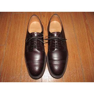 チーニー(CHEANEY)の【美品】CHEANEY GEORGE Ⅳ BURGUNDY UK7.5 (ドレス/ビジネス)