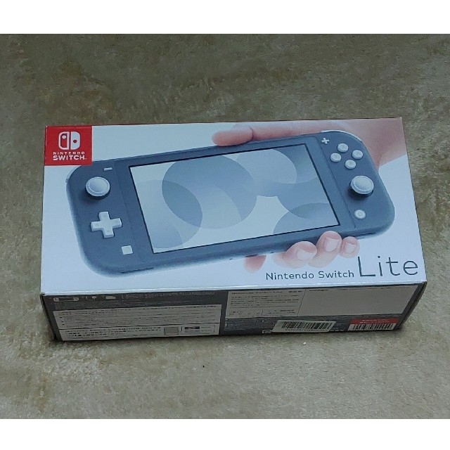 Nintendo Switch(ニンテンドースイッチ)の【任天堂】Nintendo Switch Lite　グレー【新品】 エンタメ/ホビーのゲームソフト/ゲーム機本体(携帯用ゲーム機本体)の商品写真