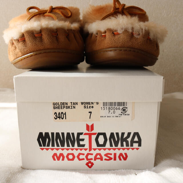 Minnetonka - ミネトンカ✨モカシン size7 アルティメット キャメルの